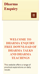 Mobile Screenshot of dharmaenquiry.org